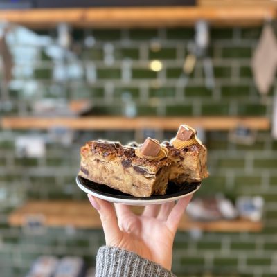 Bread & Butter pudding - Apple Crumble