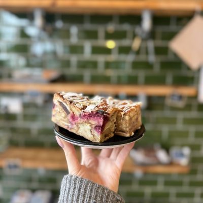 Bread & Butter Pudding - Raspberry White Chocolate