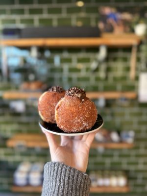 Chocolate Custard Doughnut